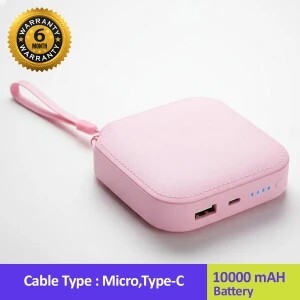 AMYTEL 10000 mAh Power Bank (18 W, Power Delivery 2.0, Power Delivery 3.0, Quick Charge 2.0, Quick Charge 3.0)