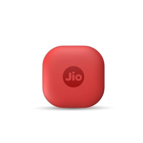 JioTag Air for iOS (Red) Worldwide Tracker, Pair with Apple Find My app