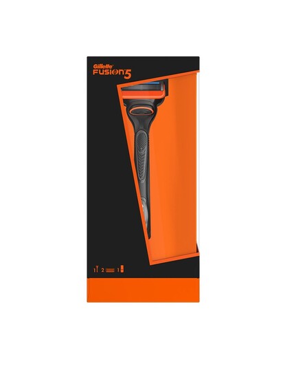 Gillette Men Fusion5 Premium Gift Set 1 Handle, 2 Fusion Blades, Travel Case - Razors And Cartridges 