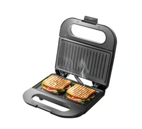 Longway Grilly-Pro Grill Sandwich Maker (Black) - LOOT