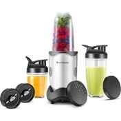 Longway Nutri Power Mixer Grinder & Nutri Blender | 600W - Silver (location specific)