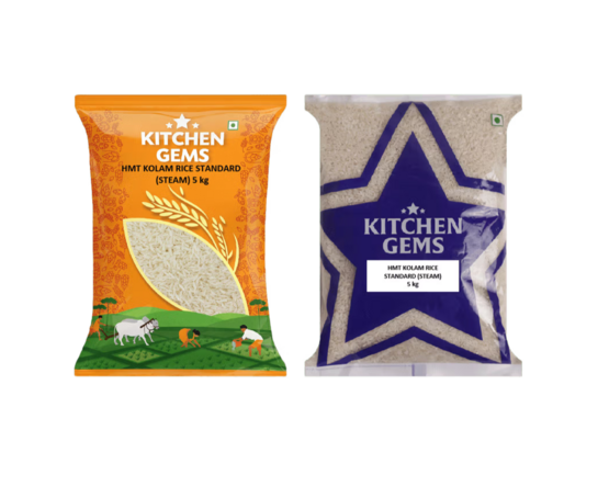Instamart - Kitchen Gems HMT Kolam Standard Rice 5kg(location specific)