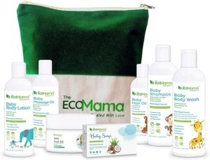 The Eco Mama Baby Care Kit 7in1