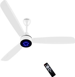 Cadlec SmartSave BLDC Motor with Remote 1200 mm Ceiling Fan (5 Star | White | Pack of 1)