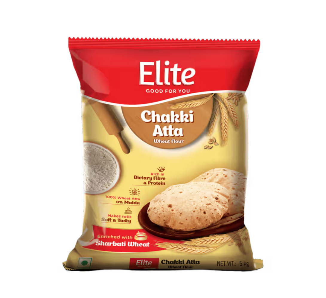 Instamart - Elite Whole Wheat Chakki Atta 5kg(location specific)