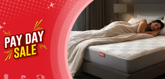 Kurlon Payday Sale - Up to 30% Off + 10% Off on Prepaid 