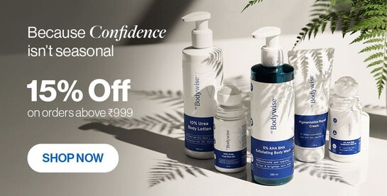 BeBodywise 15% Off on Orders above Rs.999