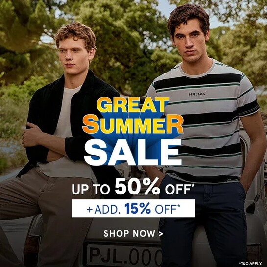Pepejeans - Great Summer Sale - Upto 50% Off + Add 15% Off 