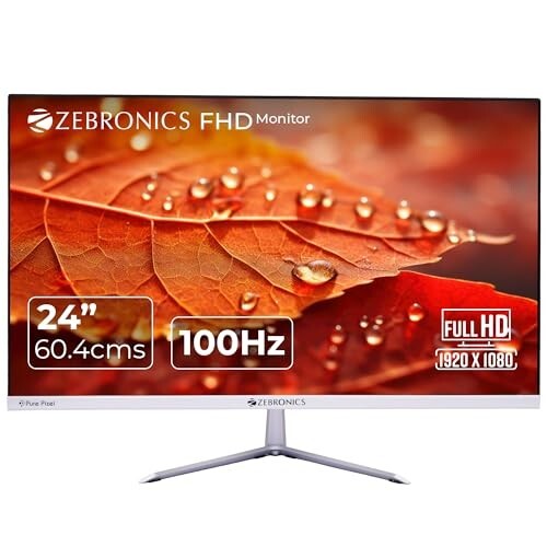 ZEBRONICS EA124 LED Monitor, 24 inch (60.4cm)