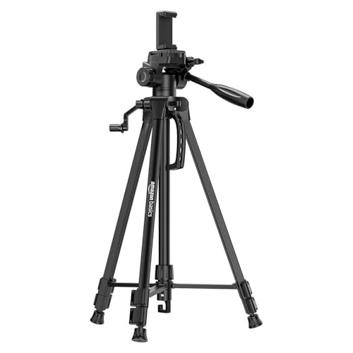 Amazon Basics 60 Inch Tripod for DSLR, Camera Carry Bag Included (Black)