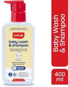 LuvLap Baby Wash & Shampoo -400ml with Chamomile, Oatmeal & Shea ...more