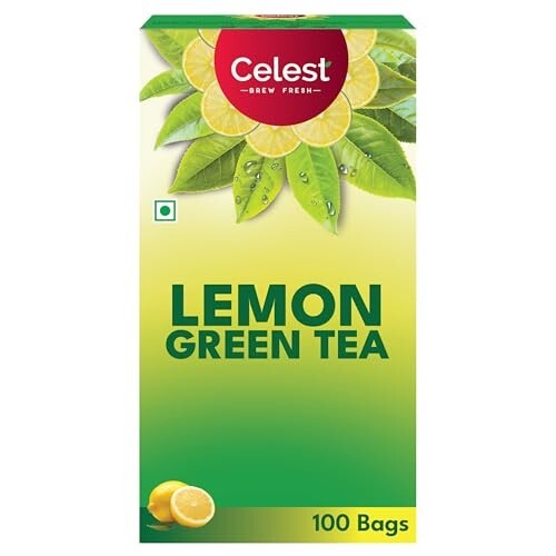 [Mrp Error] Celest Lemon Green Tea for Weight Loss - 100 Teabags