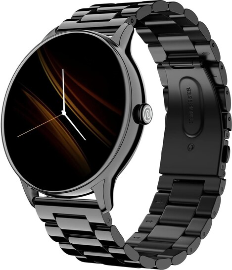 Noise Crew Go with 1.39" Display, BT Calling Smartwatch (Elite Black Strap, Regular)