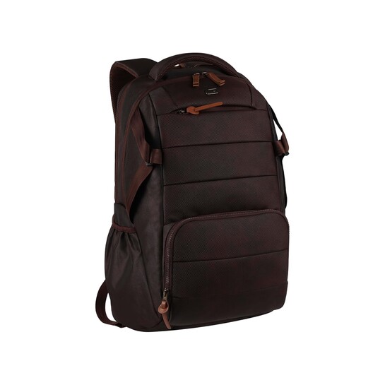 Gear Aspire 3 19"/35L Faux Leather Large Water Resistant 5 Compartment Laptop Backpack