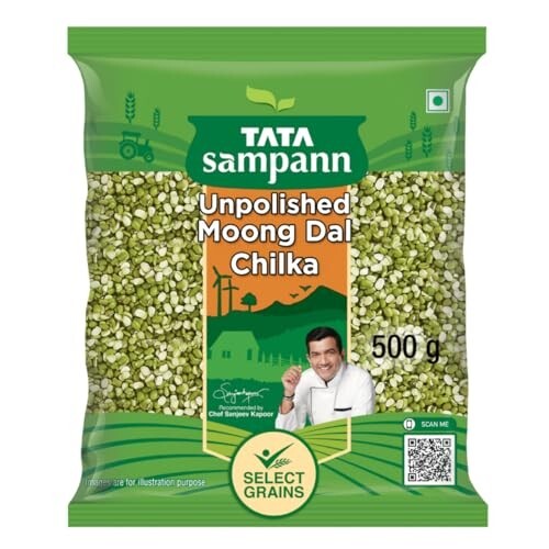 Amazon Now- Tata Sampann Unpolished Moong Dal (Chilka), 500g {Location Specific}