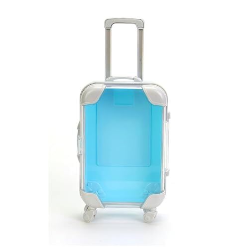 Cute Mini Trolley Suitcase Organizer – Perfect for Eyelashes & Jewelry