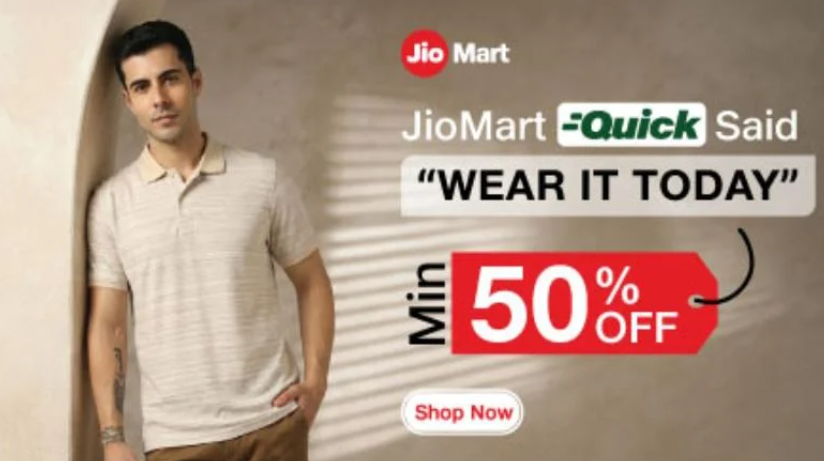 Jiomart - Min 50% Off on Fashion offer