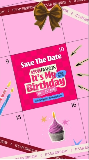 Nykaa & Nykaa Fashion Birthday Sale is going live from 10th April 