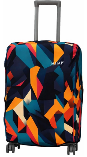 Bazaar : Abstract Printed Luggage Cover for Suitcase | Medium Luggage Cover 24 Inch 