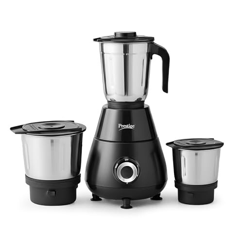 Prestige Apex 500 Watt Mixer Grinder with 3 Stainless Steel Jars 