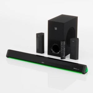 GOVO GOSURROUND 970 Dolby (525 W) Bluetooth Soundbar (Platinum Black)