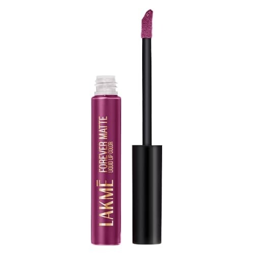 Lakme Forever Matte Liquid Lip Colour- Wine Glow 5.6ml