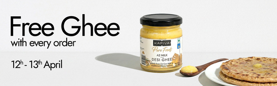 Kapiva Free Ghee with Every order (12th & 13th April)
