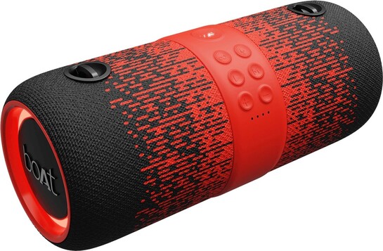 boAt with upto 9 Hours Battery, IPX7 and RGB LEDs 14 W Bluetooth Speaker (Black Raptor, Mono Channel)