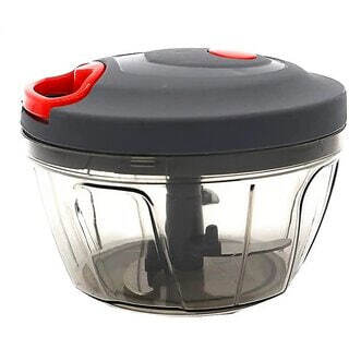 WildProducts - Plastic 450 ML Manual Vegetable Chopper with 3 Blades