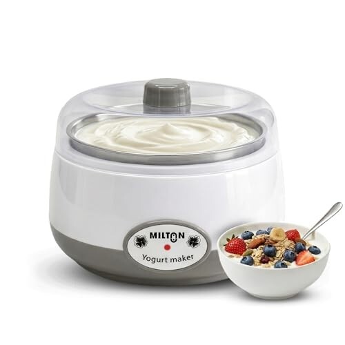 Milton Turbo Yogurt Maker Machine | Automatic with One-Touch Operation | White