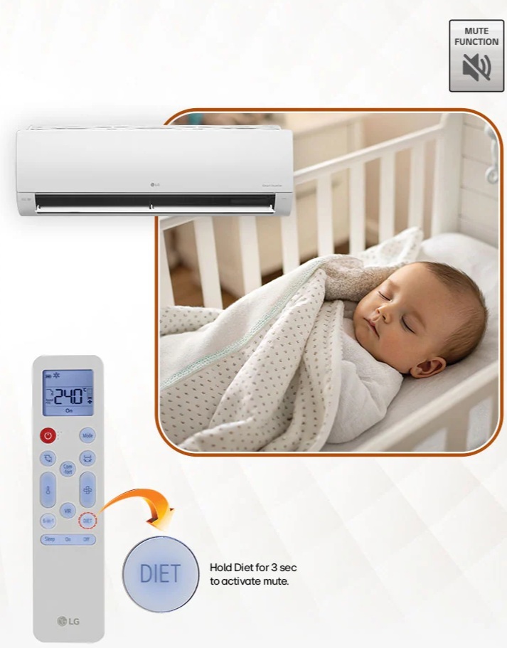 5000W LG split air-conditioner 2026 model number (S3UQ18JA3AA.APZGIDA) AS-Q18JNXE 