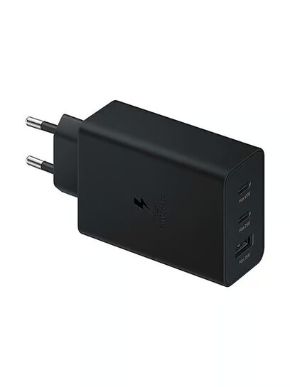 Samsung 65W Fast Charging Travel Adaptor Without Cable (EP-T6530NBNGIN, Black)