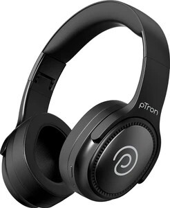 PTron Studio Pro w/  Bluetooth & Wired Headset (Jet Black, On the Ear)