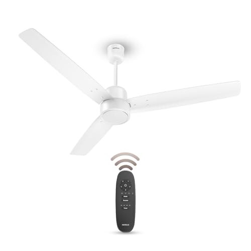 Havells FAB BLDC Ceiling Fan 1200mm, 380 RPM, Savings upto 65%, Reverse Rotation
