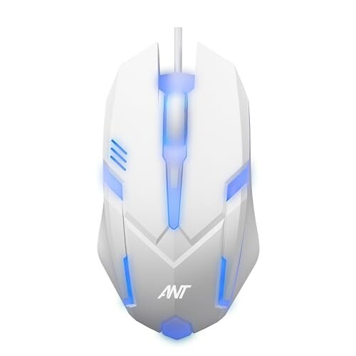 Ant GM46 Wired Optical Gaming Mouse | 2400 DPI Sensor | 4 Durable Buttons