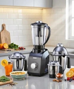 USHA TurboX Ultra Fine Grinding 100% Copper Motor 1200 W Mixer Grinder