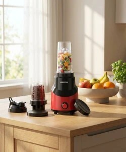 BOOSTER Powerful 550 W Juicer Mixer Grinder 550 W Juicer Mixer Gr...more