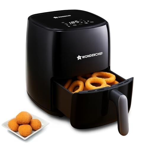 Wonderchef Neo Digital Air Fryer | 1000W, 2 Litres | Rapid Air Technology | Black