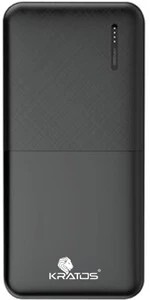 Kratos 10000 mAh 12.5 W Compact Pocket Size Power Bank (Grey, Lit...more