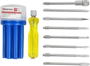 Spartan BS-02 8-Pieces Kit (Multicolour) Combination Screwdriver ...more