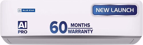 Blue Star 1 Ton 3 Star,New Star rated,Inverter Split AC (Copper, Convertible 5 in 1 Cooling, DigiQ Hepta Sensor,Blue Fins, Self Diagnosis, IA312ZXU, White) 