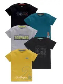 Baesd - Up To 84% Off on Boy Tshirts (Pack Of 5)