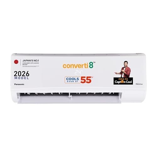 Panasonic 1.0 Ton 3 Star, New Star rated, Inverter Split AC (White)