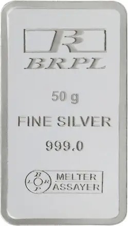 Bangalore Refinery SB-999-50G S 999 50 g Silver Bar