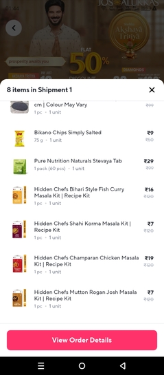 Zepto - Hidden chefs products available at loot price