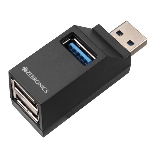ZEBRONICS 180HB USB HUB, 3 Ports, USB 3.0
