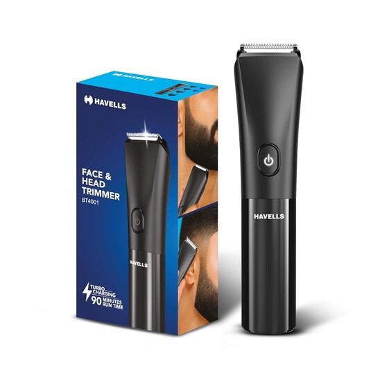 Havells Beard & Hair Trimmer | Comes with 4 Beard & 2 Hair Combs
