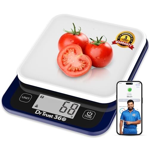 Dr Trust USA Smart Nutrition Electronic Kitchen Digital Scale Weighing Machine (5 Kg)