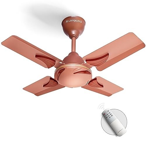 LONGWAY Creta P1 600 mm/24 inch Ultra High Speed 4 Blade (Rusty Brown, Pack of 1)