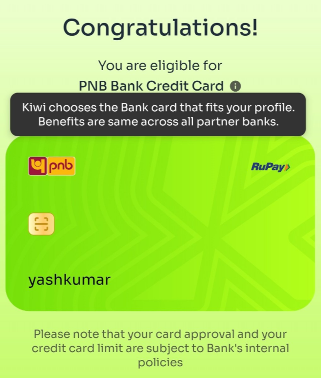 Kiwi x PNB RuPay Credit Card is Live! 1.5% on UPI Spends | ₹0 Joining & Annual Fee